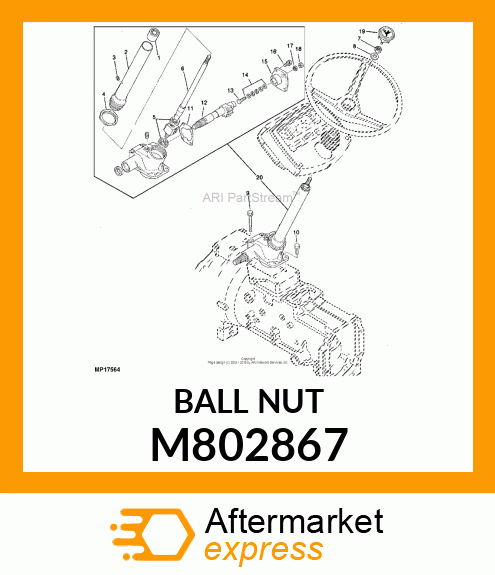 BALL NUT M802867