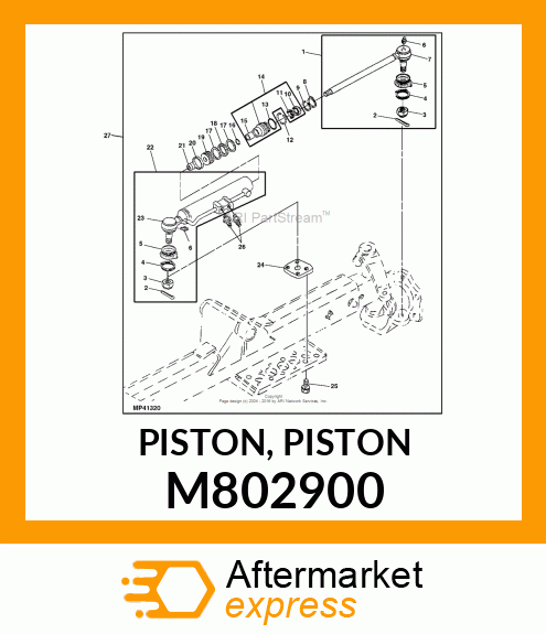 PISTON, PISTON M802900