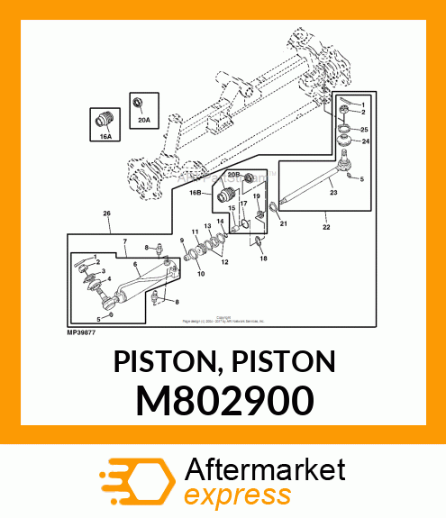 PISTON, PISTON M802900