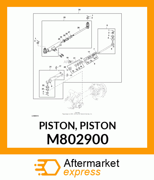 PISTON, PISTON M802900