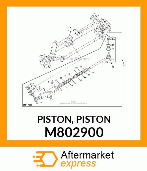 PISTON, PISTON M802900