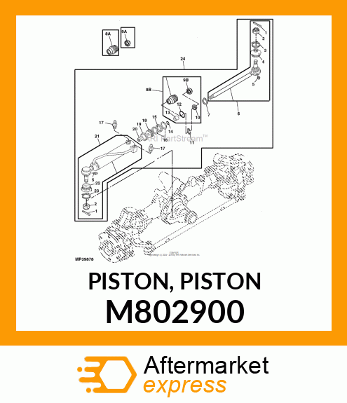 PISTON, PISTON M802900