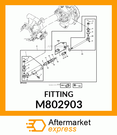 FITTING, FITTING, STRAIGHT M802903