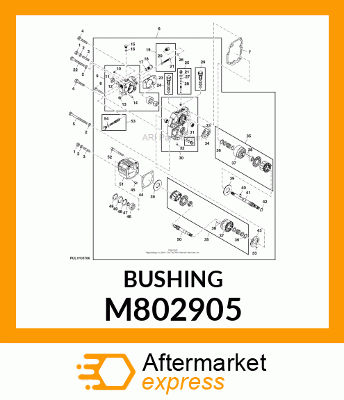 BUSHING, BUSHING 18 X 20 M802905