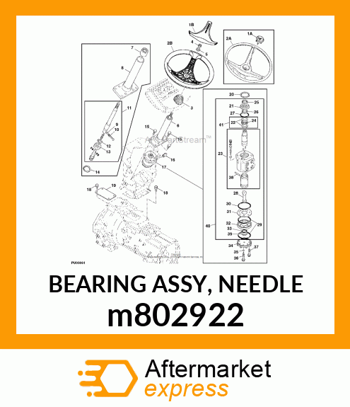 BEARING ASSY, NEEDLE m802922