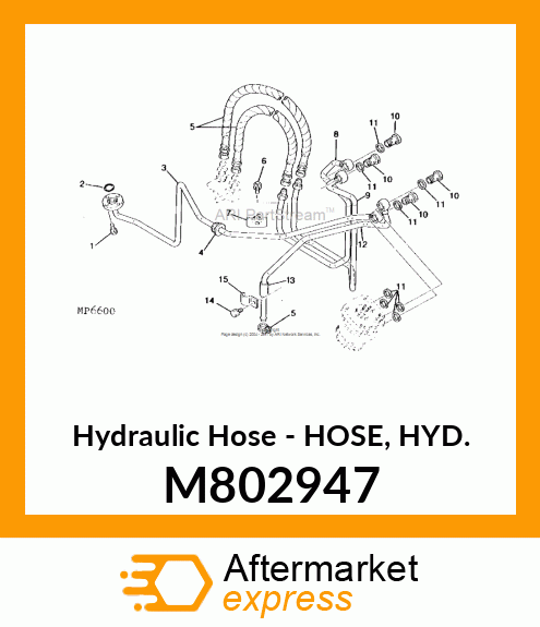 Hose Hyd M802947