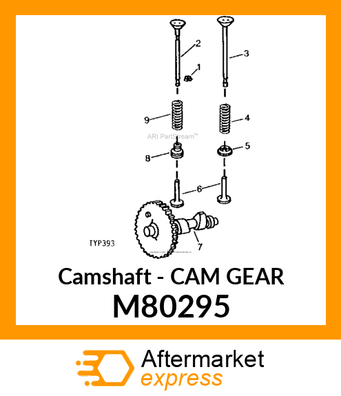 Camshaft - CAM GEAR M80295