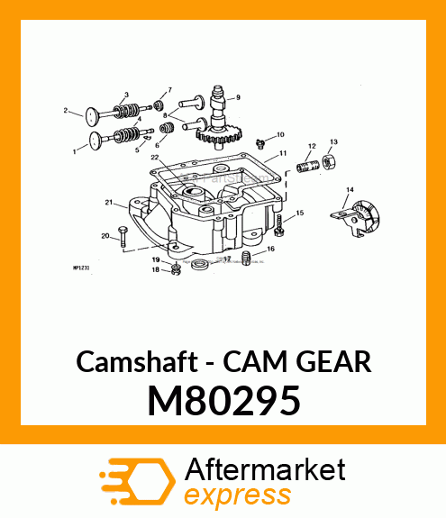 Camshaft - CAM GEAR M80295