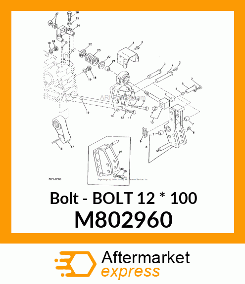 Bolt 12*100 M802960