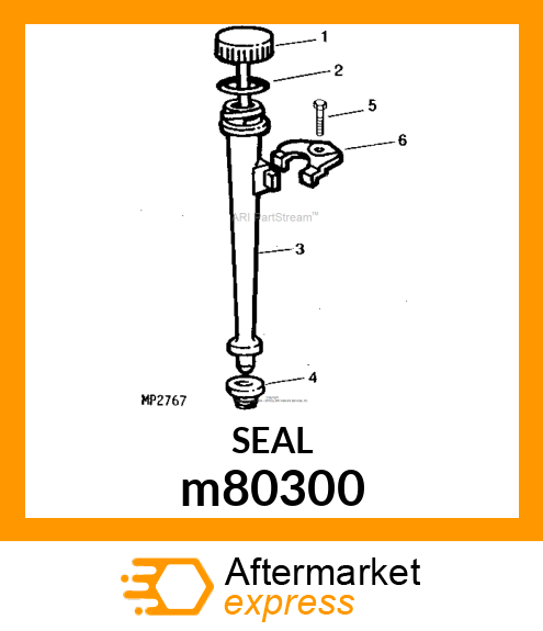 SEAL, SEAL, OIL FILL m80300