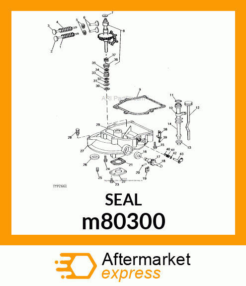 SEAL, SEAL, OIL FILL m80300