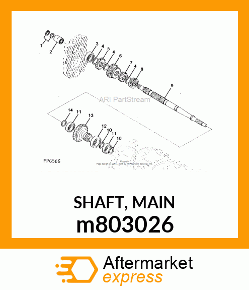SHAFT, MAIN m803026