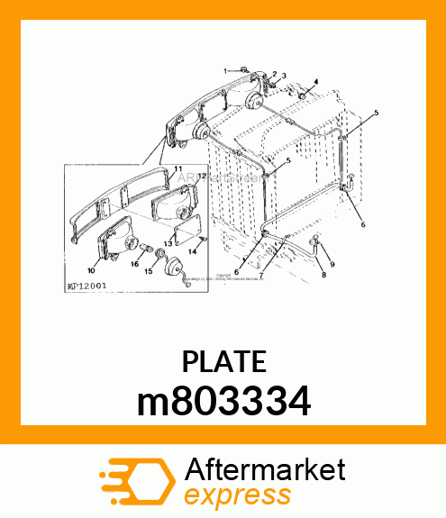 HOLDING PLATE m803334