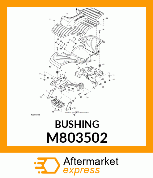 WASHER, BUSHING M803502