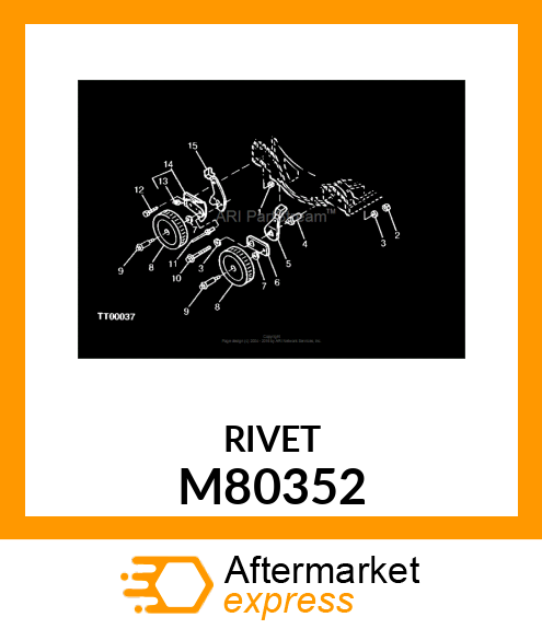 RIVET, POP .250 M80352