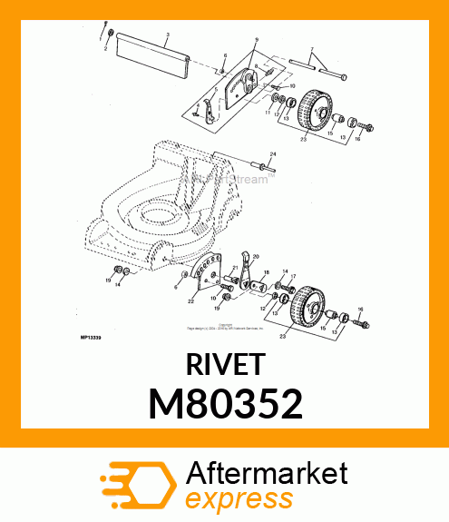 RIVET, POP .250 M80352