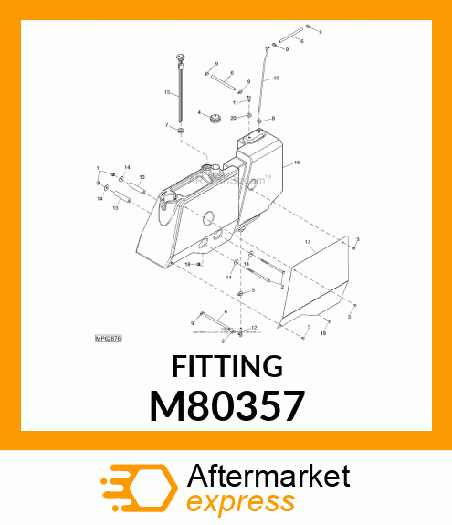 FUEL VENT ELBOW M80357