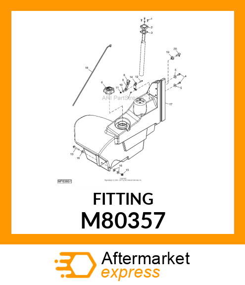 FUEL VENT ELBOW M80357