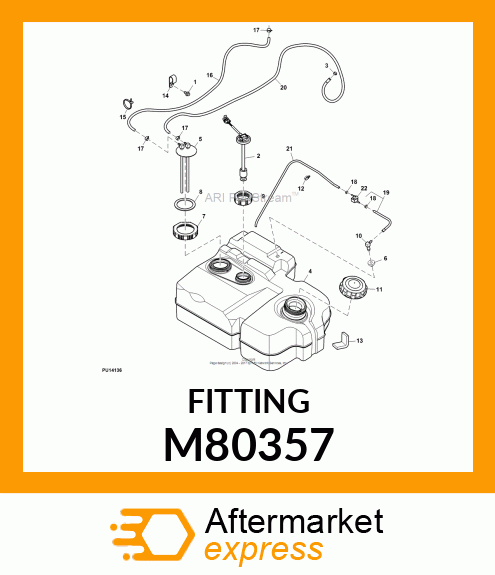 FUEL VENT ELBOW M80357