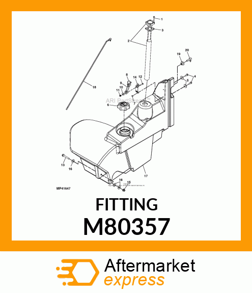 FUEL VENT ELBOW M80357