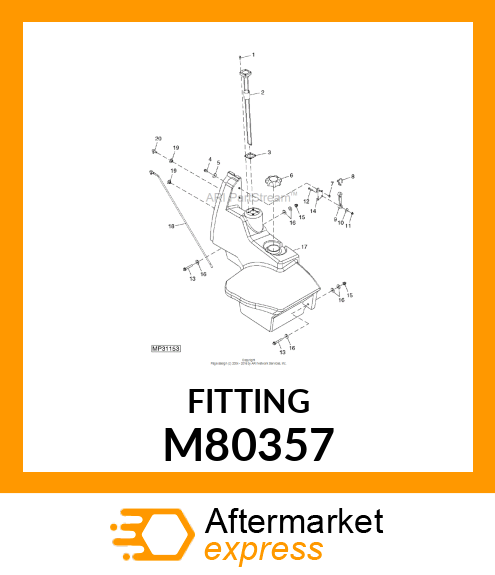 FUEL VENT ELBOW M80357