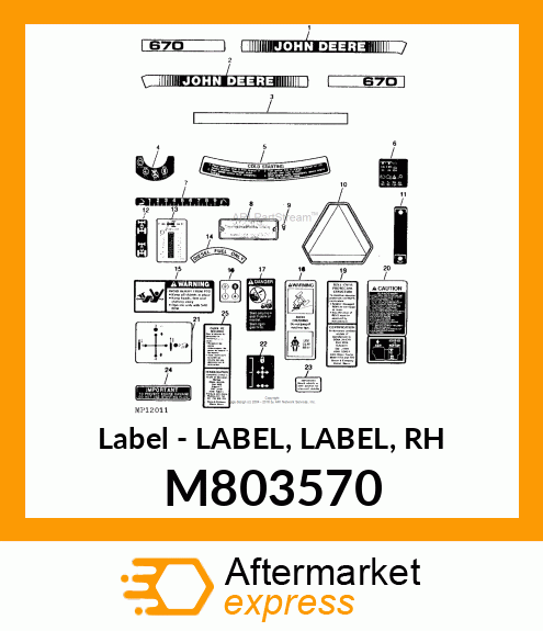 Label - LABEL, LABEL, RH M803570