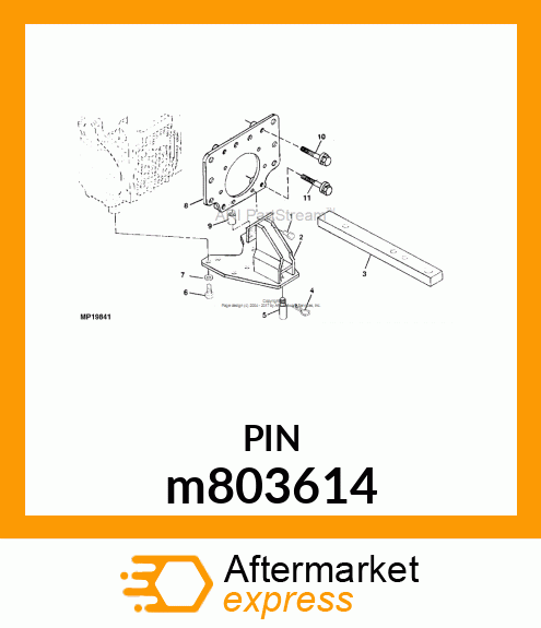 PIN, HITCH m803614