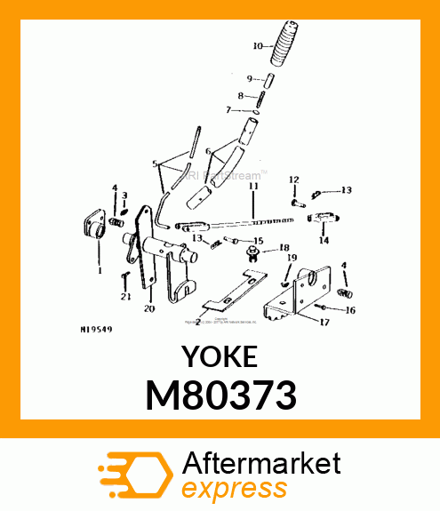 YOKE, PLATED M80373