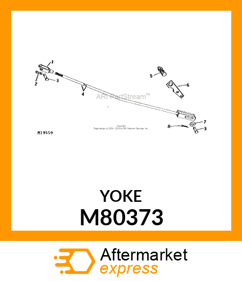 YOKE, PLATED M80373