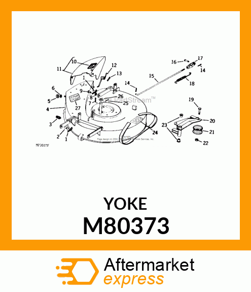 YOKE, PLATED M80373