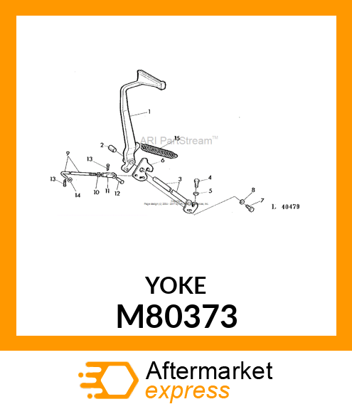 YOKE, PLATED M80373