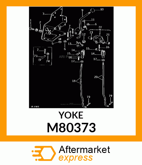 YOKE, PLATED M80373