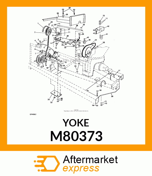 YOKE, PLATED M80373