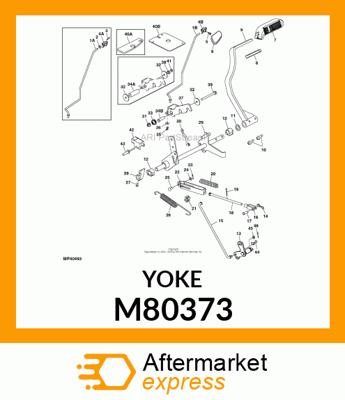 YOKE, PLATED M80373