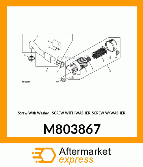 Screw With Washer M803867