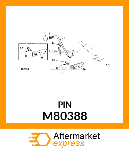 Pin Fastener M80388