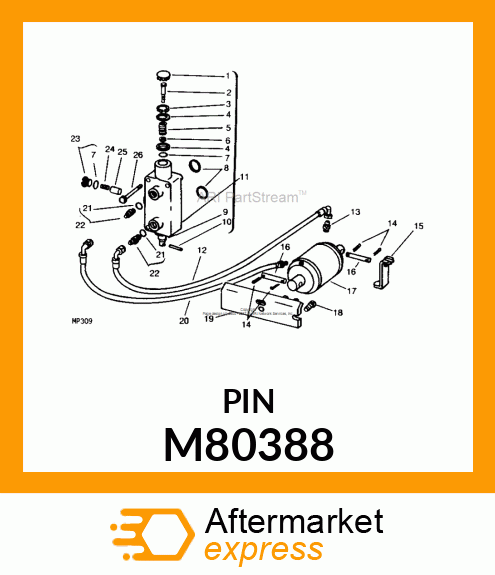 Pin Fastener M80388