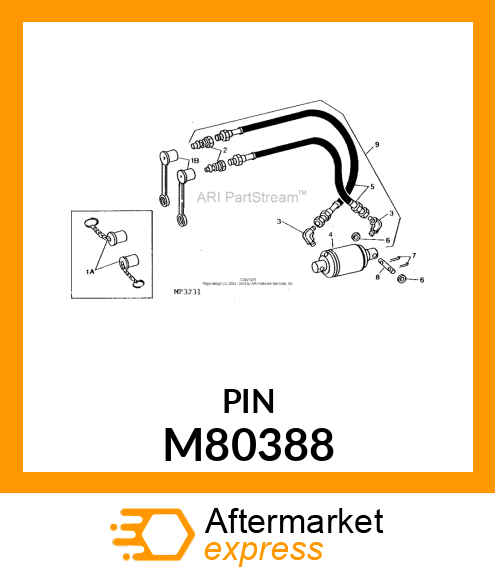 Pin Fastener M80388