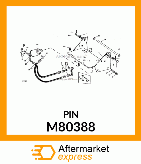 Pin Fastener M80388