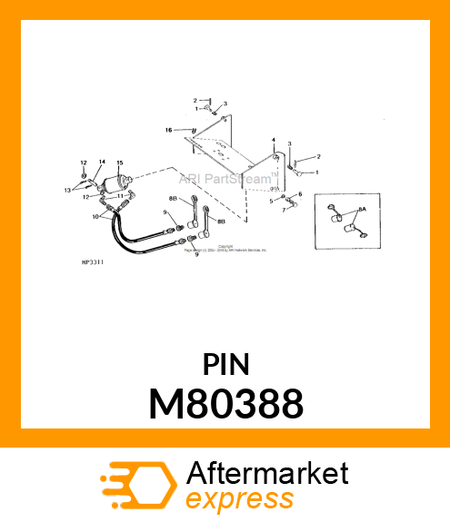 Pin Fastener M80388