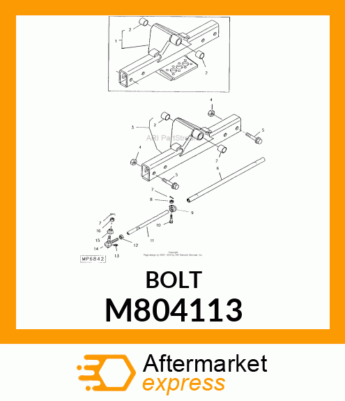 SCREW, FLANGED, METRIC M804113