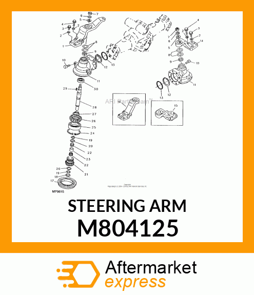 Steering Arm Lh M804125