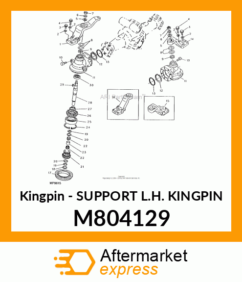 Support Lh Kingpin M804129