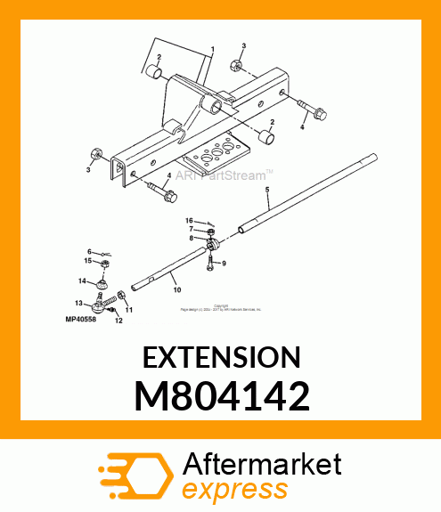 EXTENSION, EXTENSION R.H. M804142