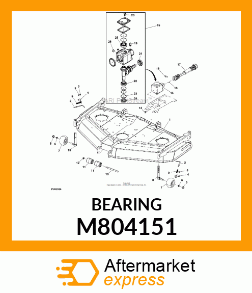 BEARING 32006 M804151