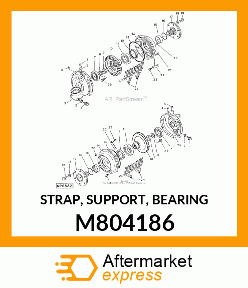 STRAP, SUPPORT, BEARING M804186