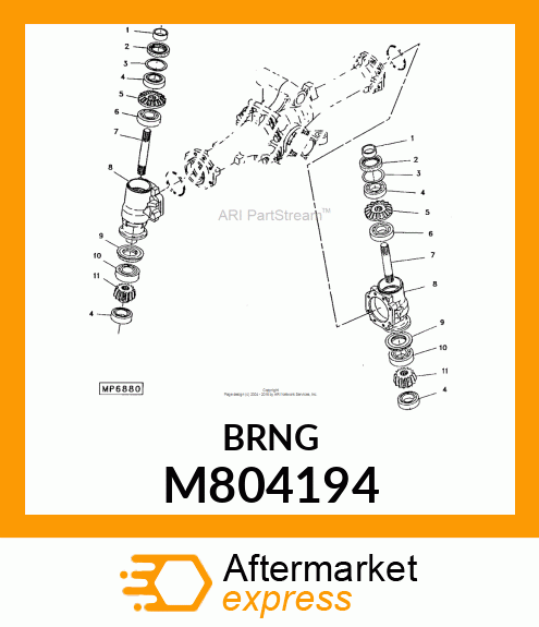 BEARING, BALL M804194