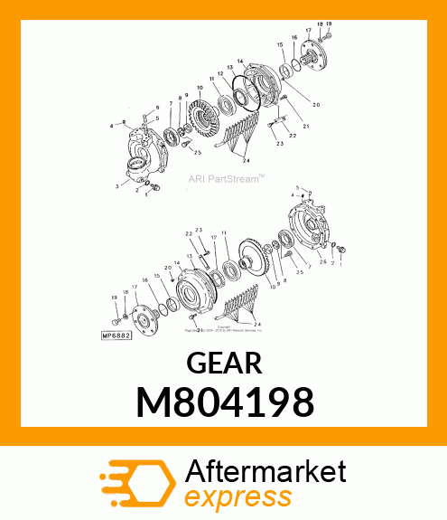 GEAR, FRONT FINAL M804198