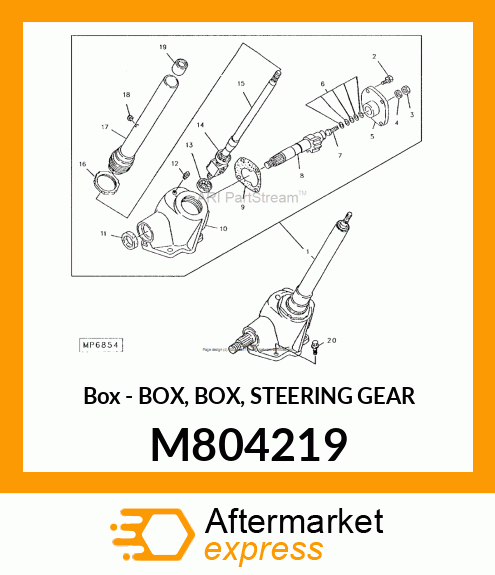 Box Box Steering Gear M804219