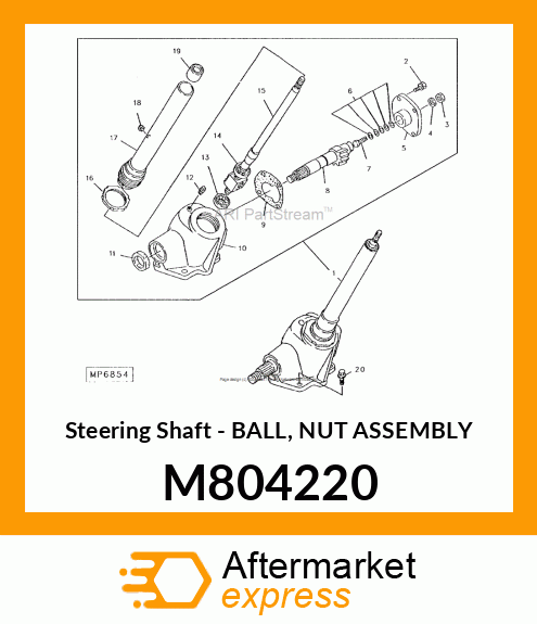 Steering Shaft M804220